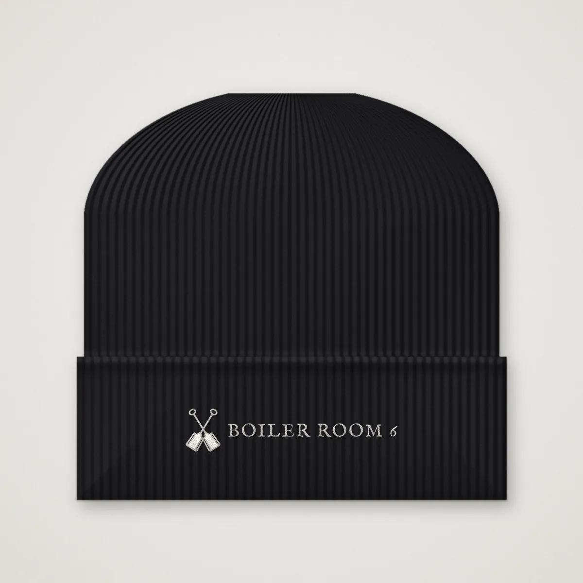 BOILER ROOM 6 Beanie in Black, front