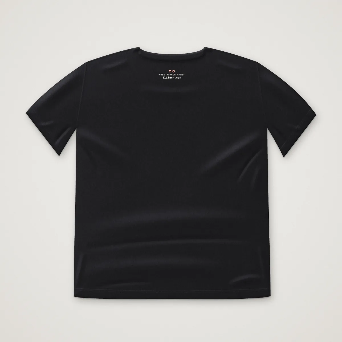 fliinch Logo Tee in Black, back