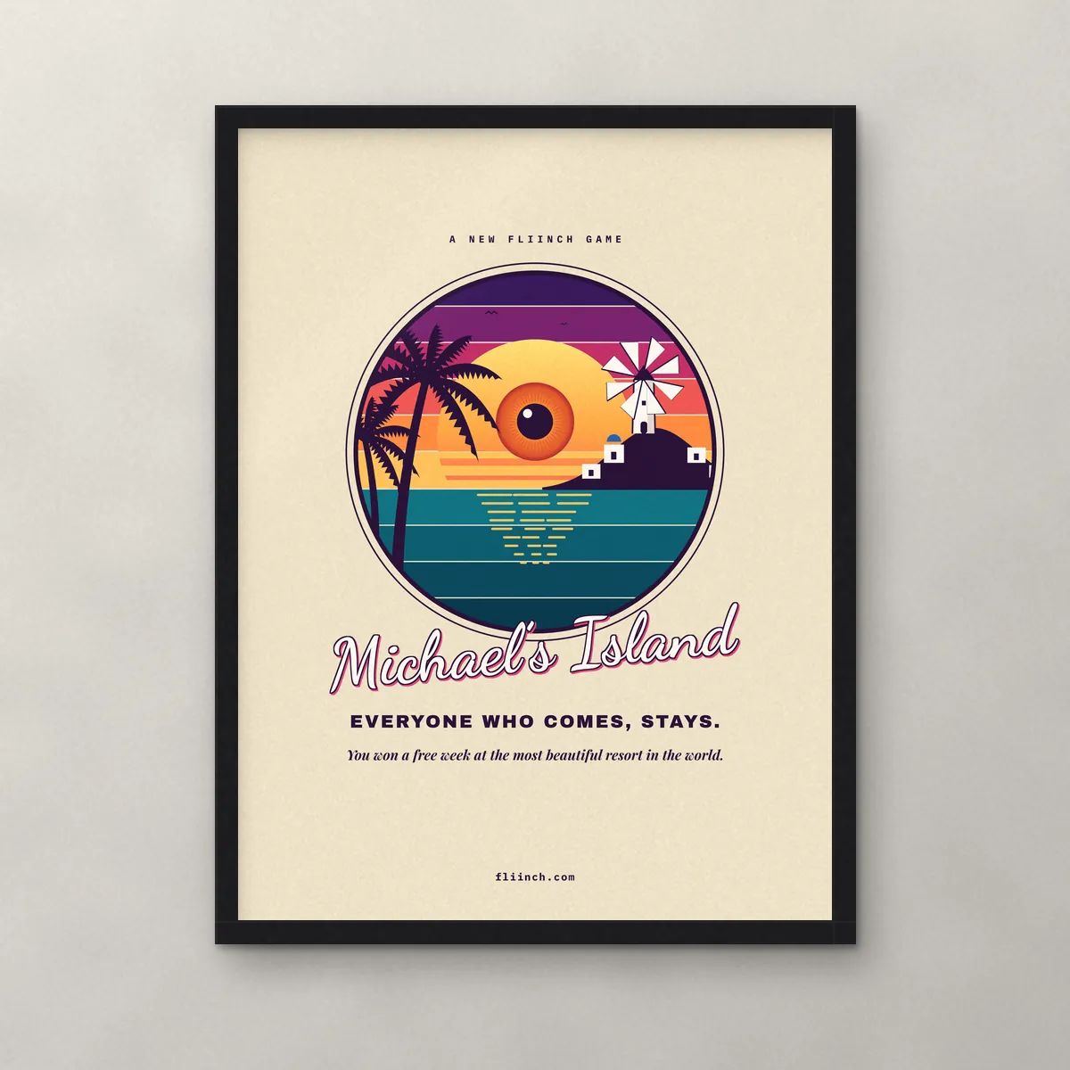 MICHAEL'S ISLAND Poster in Matte paper, front