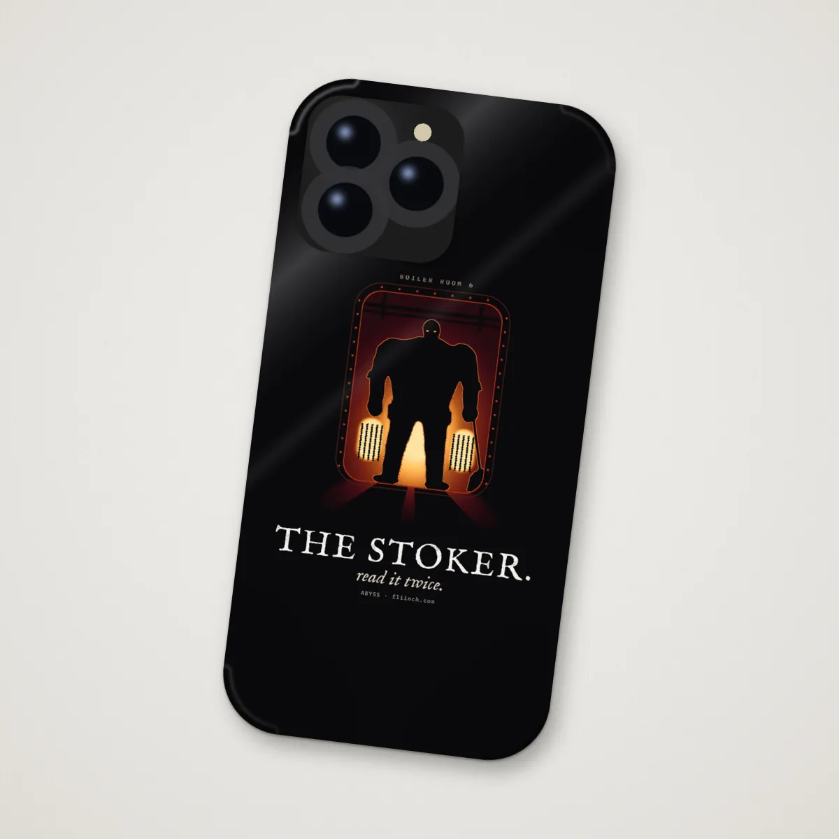 THE STOKER. Phone Case in Glossy, front