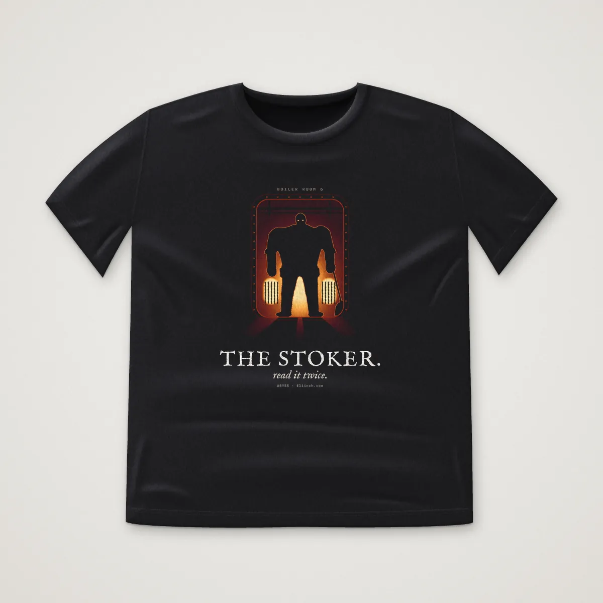 THE STOKER. Tee in Black, front