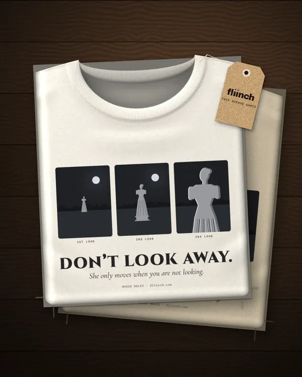 The DON'T LOOK AWAY. design