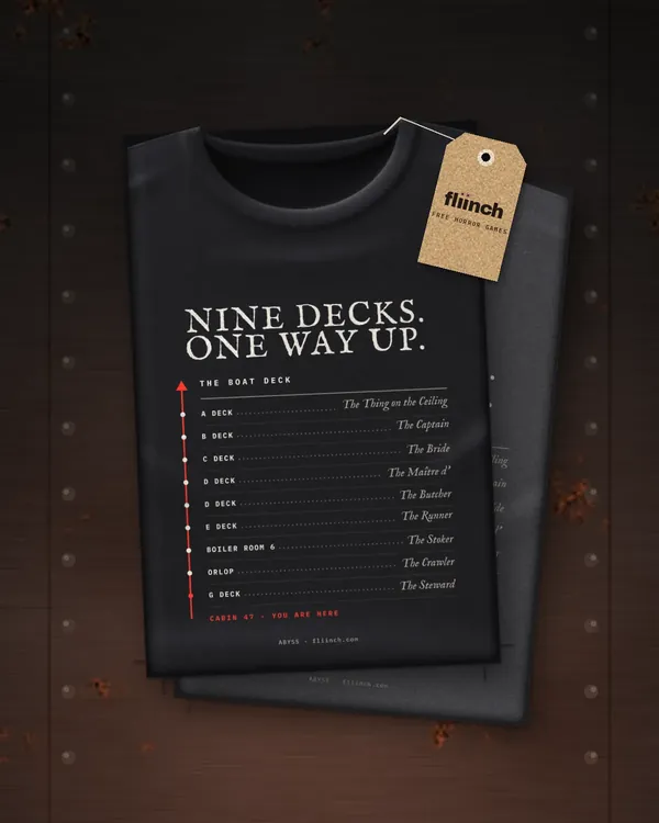 The NINE DECKS. ONE WAY UP. design