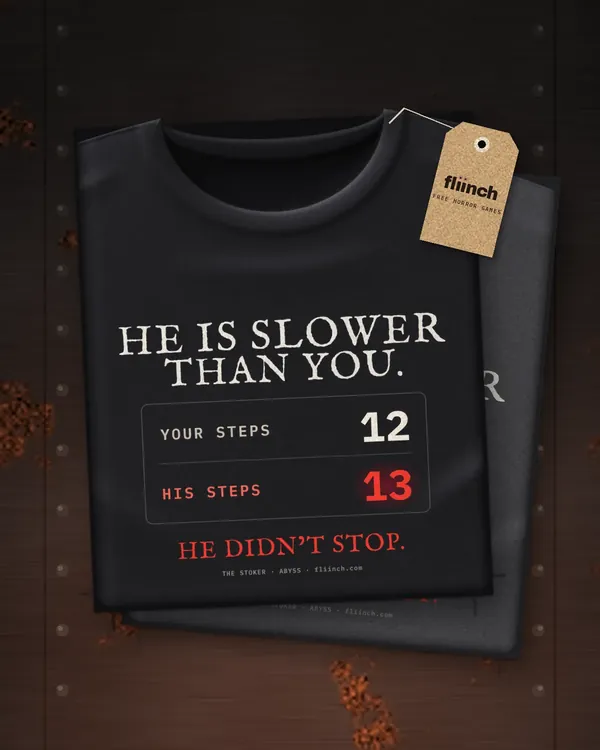 The HE IS SLOWER THAN YOU. design